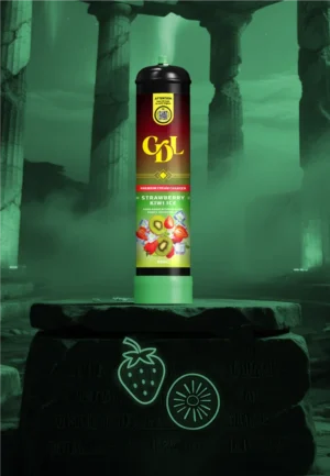 cream deluxe 666g n2o strawberry kiwi ice