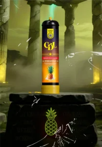 Cream Deluxe Pineapple N2O 666g sabor piña